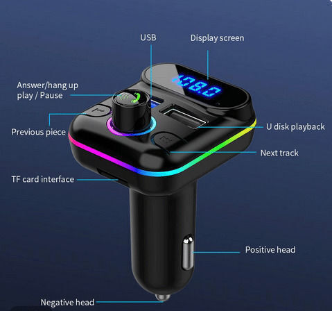 SPV FM Transmitter Car with Bluetooth USB