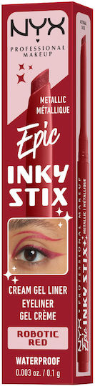 NYX Professional Makeup Epic Inky Stix Waterproof Pen Eye Liner Robotic Red 1gr