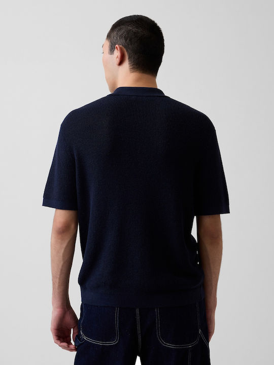 Polo Herrenbluse New Classic Navy Blau