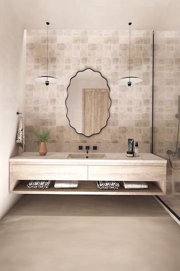 SteweHome Bathroom Mirror 110x60cm Gold