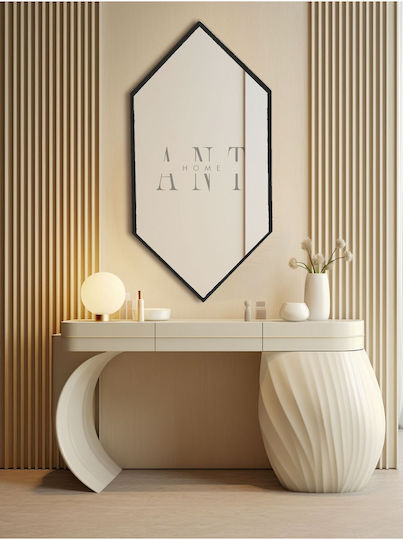 SteweHome STE-021115-V42181-129177 Ορθογώνιος από MDF 80x40cm Μαύρος