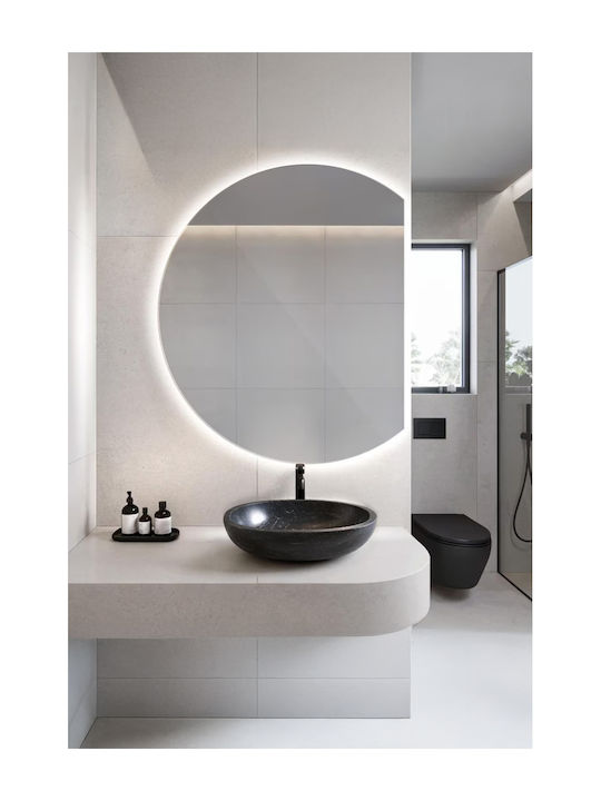 SteweHome Καθρέπτης Μπάνιου Led 35x40cm Λευκός