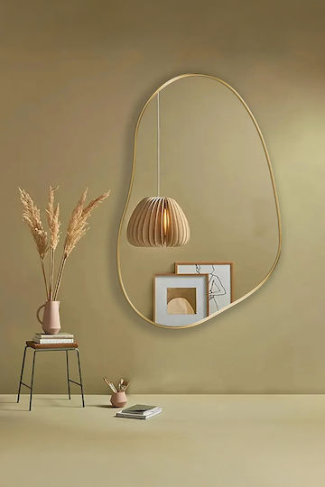 SteweHome Огледало за баня от MDF 90x120cm Черен