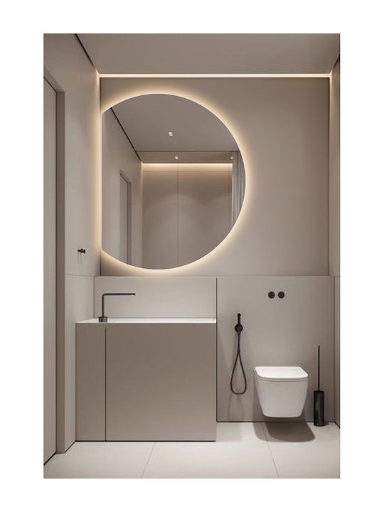SteweHome Bathroom Mirror Led 35x40cm Yellow