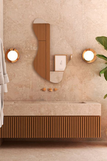 SteweHome STE-008193-V18579-130585 Καθρέπτης 55x90cm SteweHome STE-008193-V18579-130585 Καθρέπτης 55x90cm
