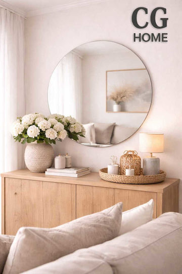SteweHome Round Bathroom Mirror 45x45cm