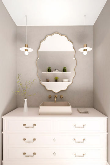 SteweHome Bathroom Mirror 100x55cm White
