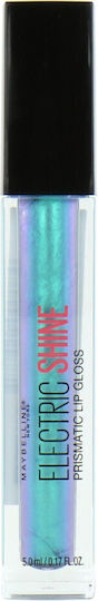 Maybelline Electrio Shine Lip Gloss 165 Ηλεκτρικό Blue 5ml