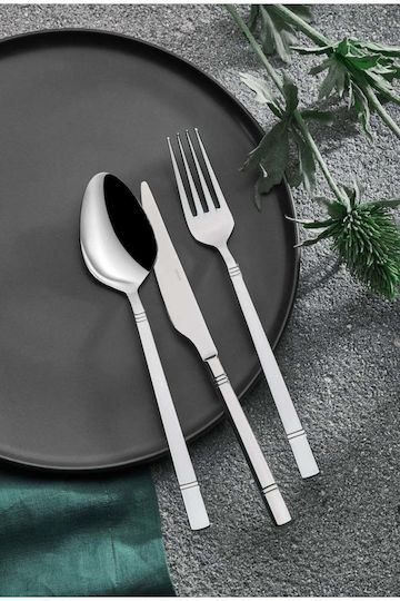 SteweHome Set de Tacâmuri Inoxidabile Argintii 72 Bucăți