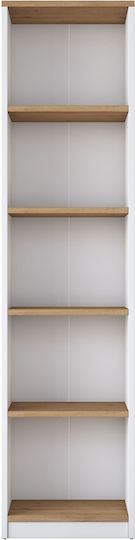 White Bookcase 40x25x161.8cm
