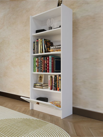 Βιβλιοθήκη Λευκή 65x22x150εκ. STE-019405-V36936 Βιβλιοθήκη Λευκή 65x22x150εκ. STE-019405-V36936