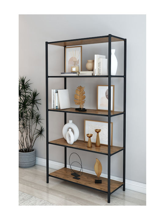 Beige Bookcase 50x24x150cm