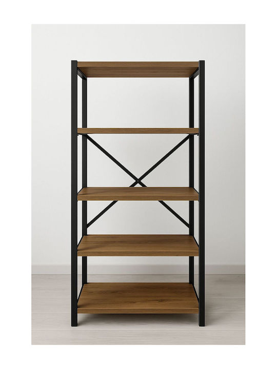 Βιβλιοθήκη Καφέ 52x25x150εκ.