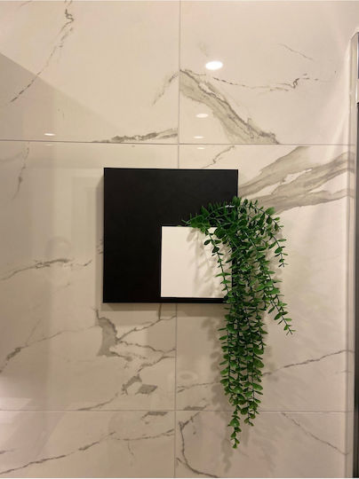 Black Wall Shelf 30x6x18cm