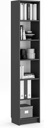Βιβλιοθήκη Γκρι 40x28x200εκ. STE-015960-V22402