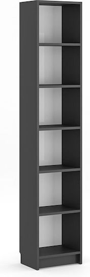 Βιβλιοθήκη Γκρι 40x28x200εκ.