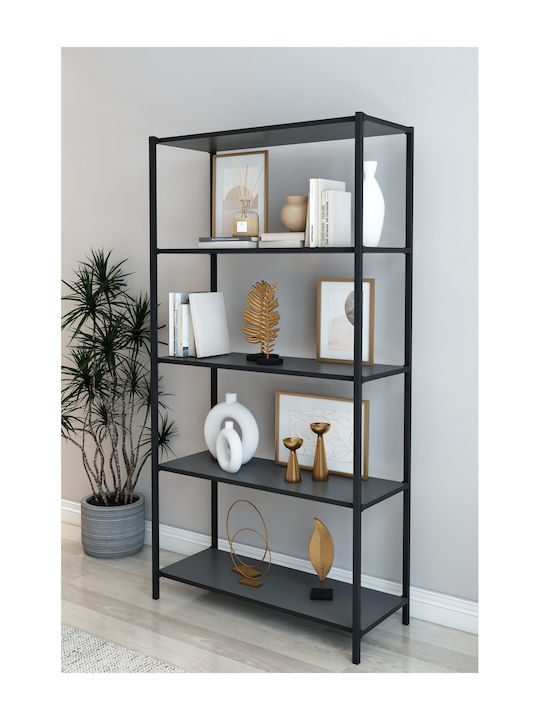 Gray Bookcase 50x24x150cm