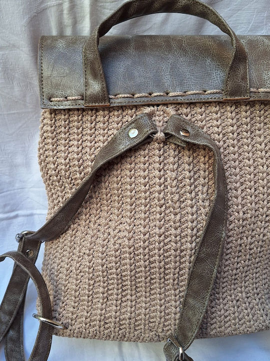 Rucksack Damen Handtaschen Beige