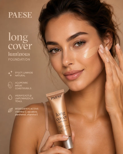Paese Long Cover Liquid Foundation 30ml