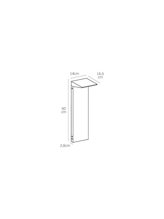 VK Lighting Lampă de Podea LED pentru Exterior 10W cu Lumină Albă Caldă IP65 Gri VK Lighting Lampă de Podea LED pentru Exterior 10W cu Lumină Albă Caldă IP65 Gri