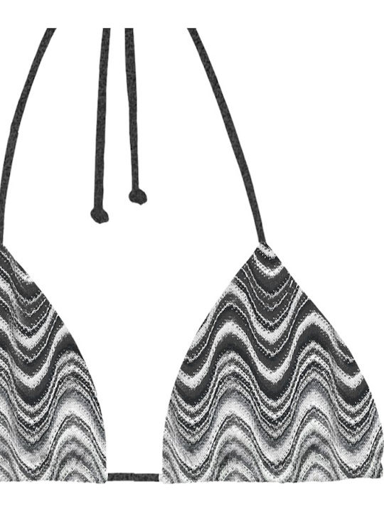 MC2 Leah Rachel Bikini Τριγωνάκι Γκρι- Λευκο- Μαυρο MC2 Leah Rachel Bikini Τριγωνάκι Γκρι- Λευκο- Μαυρο