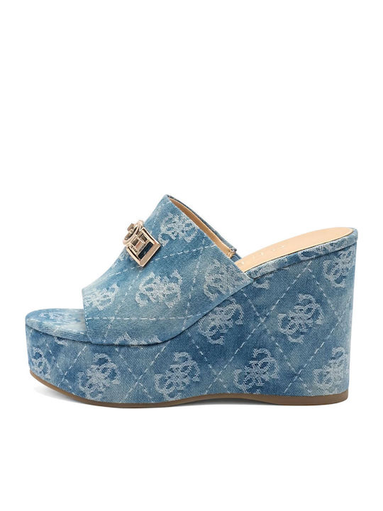 Summer Women's Platforms Blue