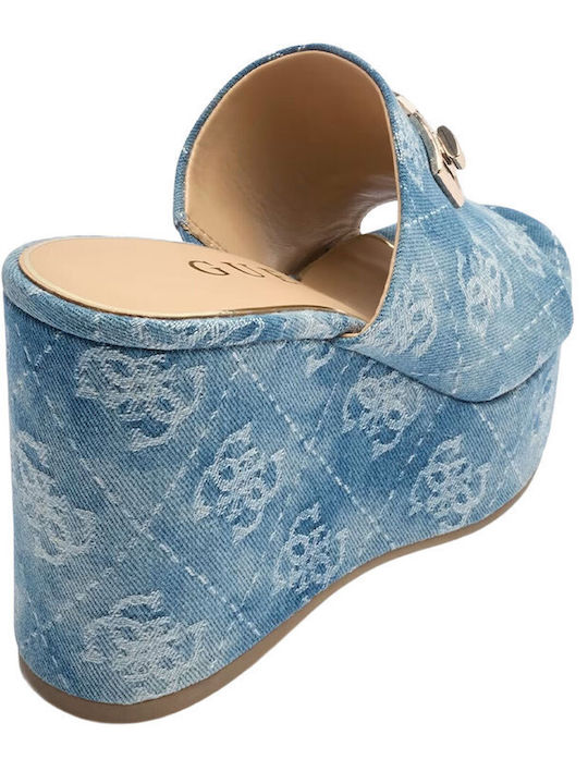 Summer Women's Platforms Blue