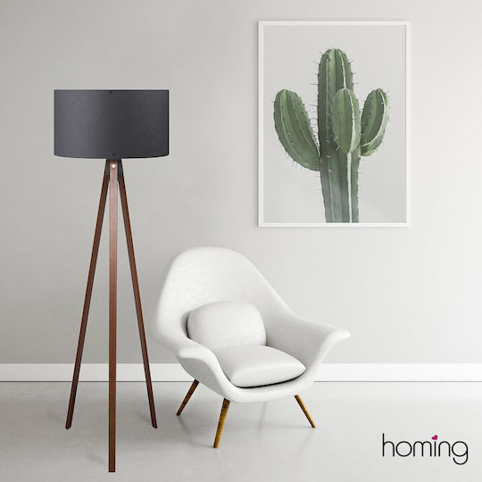 Fratelli Home Флоресцентна Лампа Височина 140см Сива Fratelli Home Флоресцентна Лампа Височина 140см Сива