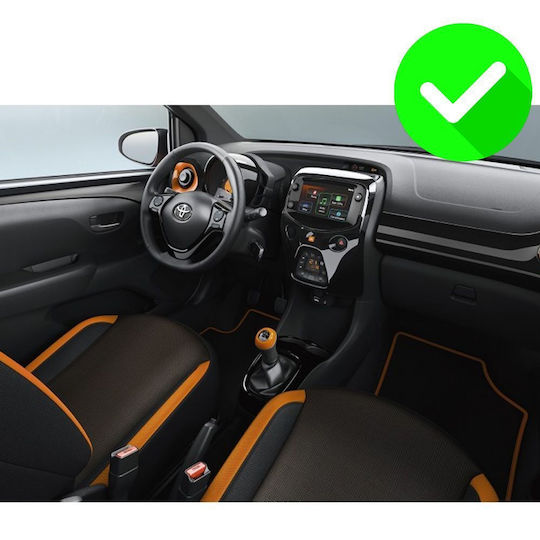 Carmedia Car Audio System for Peugeot 108 Toyota Aygo Citroen C1 2014 Bluetooth USB WiFi GPS Apple CarPlay Android Auto with 9" Touch Screen