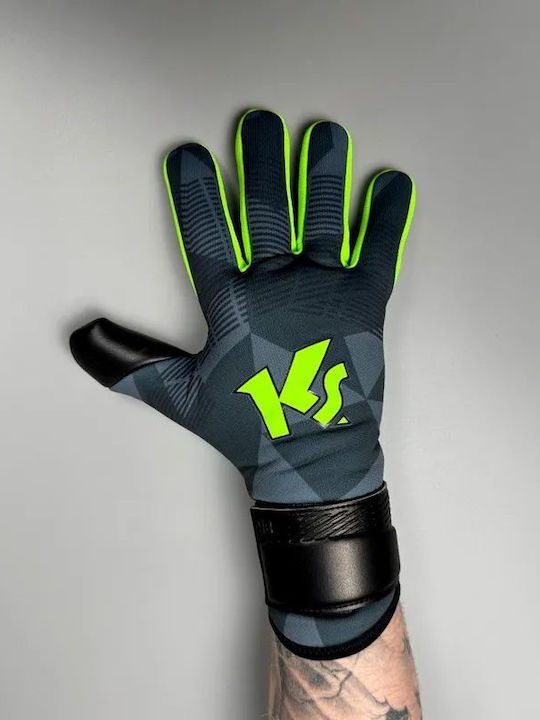 KEEPERsport Ръкавици за Вратари за Възрастни Черни