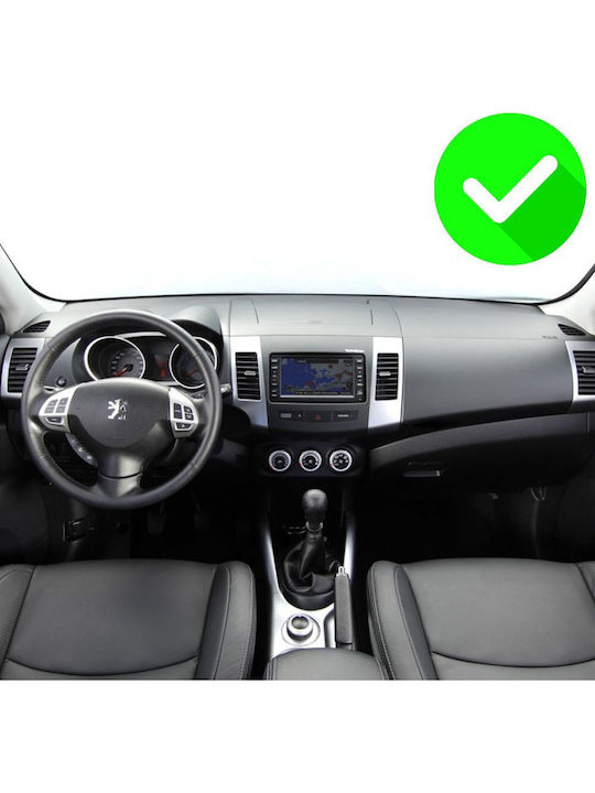Carmedia Car Audio System for Peugeot 4007 Mitsubishi Outlander Citroen C-Crosser 2007 Bluetooth USB WiFi GPS Apple CarPlay Android Auto with 9" Touch Screen