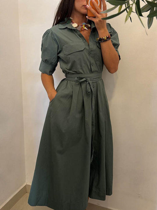 Rochie Midi Verde