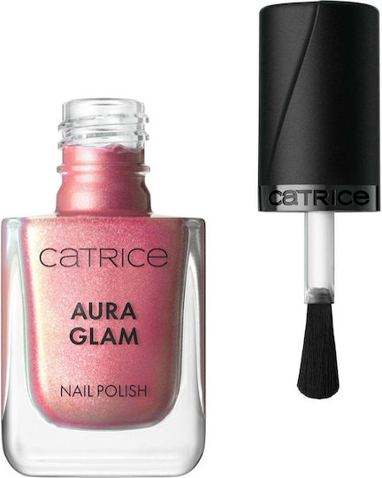 Catrice Cosmetics Aura Glam Glitter Βερνίκι Νυχιών Solar Seduction 10.5ml