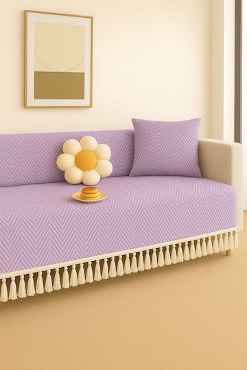 SteweHome Cuverturi Pentru Canapea De Fotoliu 180x215 Cm Lila