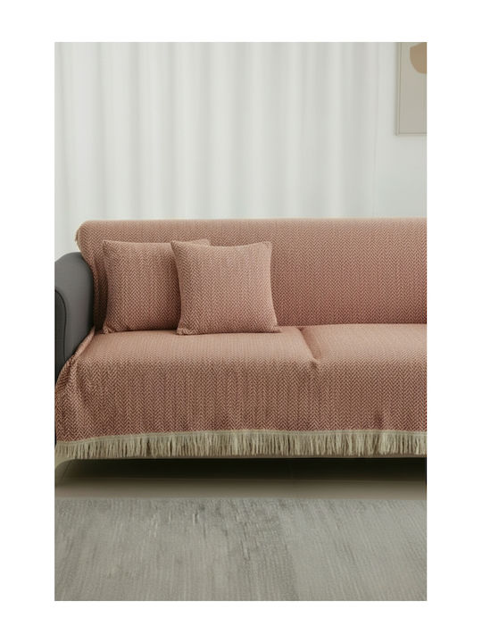 SteweHome Armchair Throw 170x210cm Red