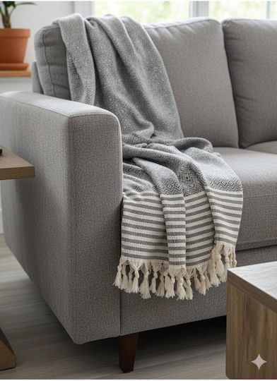 SteweHome Πολυθρόνας Π180xΜ215cm Μπλε SteweHome Πολυθρόνας Π180xΜ215cm Μπλε