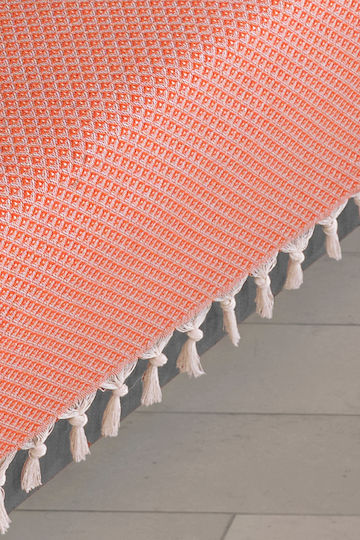 SteweHome Three-Seater Sofa Throw 115x300cm Orange