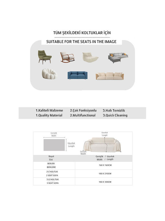 SteweHome Knitted Armchair Throw 100x200cm Burgundy