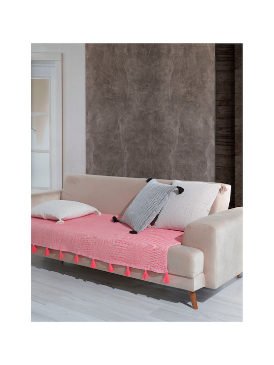 SteweHome Armchair Throw 115x201cm Coral