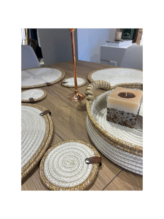SteweHome Σουπλά Ψάθινο Μπεζ 33x33cm 15τμχ SteweHome Σουπλά Ψάθινο Μπεζ 33x33cm 15τμχ