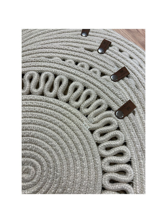 SteweHome Tischsets Korbweide Beiges 33x33cm 6 Stück