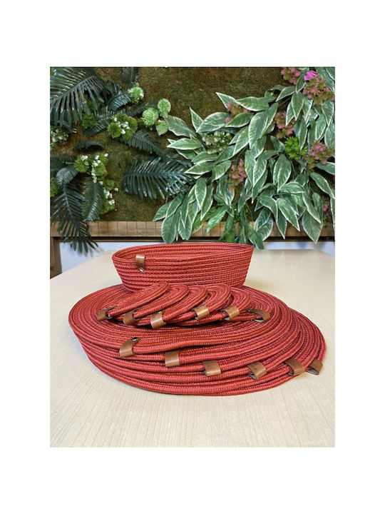SteweHome Tischsets Korbweide Rote 33x33cm 13 Stück