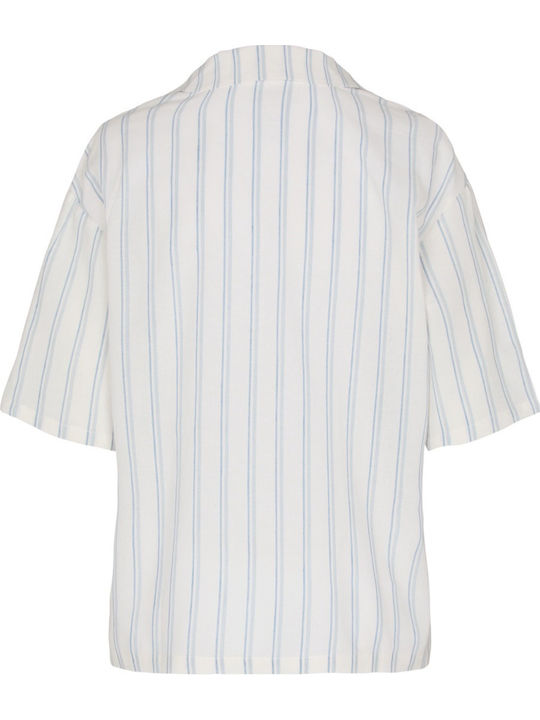 Hunkemöller Summer Women's Pyjama Shorts Linen Stripe Stripe