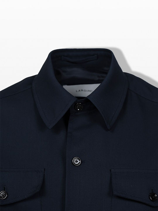 Дълъг Ръкав Overshirt Син