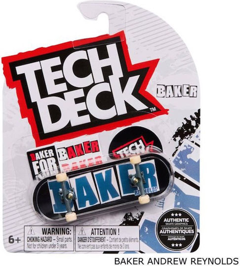 Techdeck Παιχνίδι Μινιατούρα TechDeck για 6+ Ετών (Διάφορα Σχέδια)