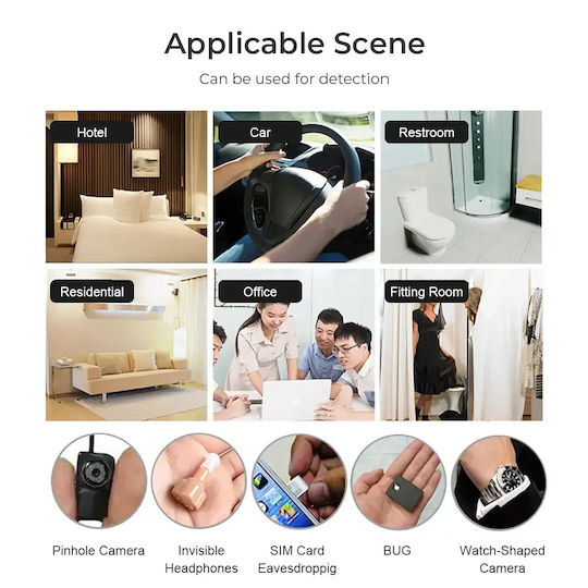 Camera, Bug & GPS Tracker Detector Kalaxio K19+