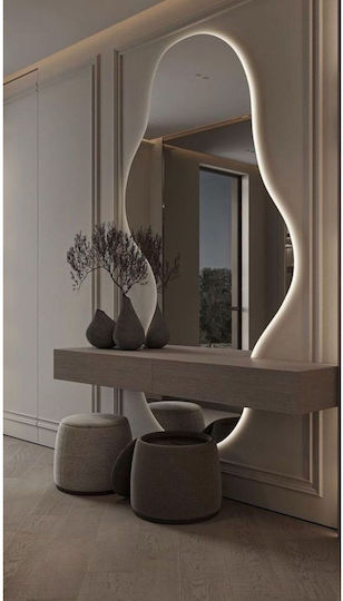 SteweHome STE-009768-V14973-130642 Καθρέπτης Ολόσωμος Ασύμμετρος Γκρι & LED Φωτισμό 180x80cm SteweHome STE-009768-V14973-130642 Καθρέπτης Ολόσωμος Ασύμμετρος Γκρι & LED Φωτισμό 180x80cm