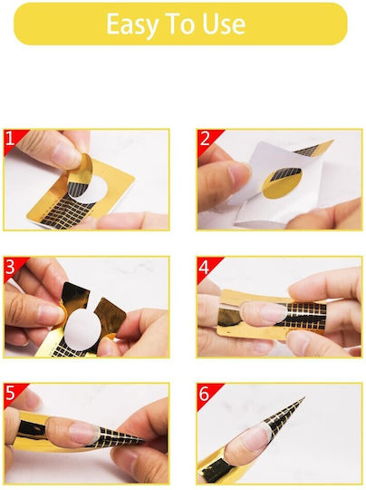 Форма За Удължаване Gold Architectural Nail Forms