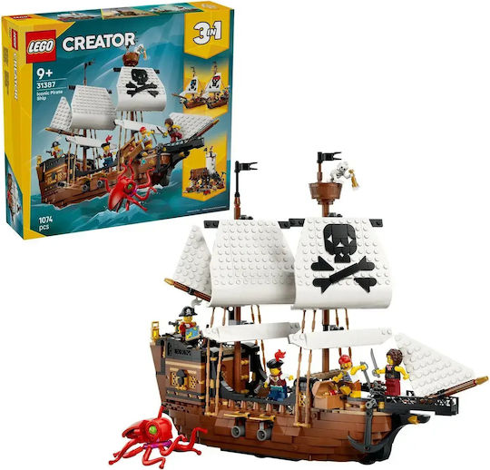 LEGO Creator Corabie Piraților pentru 9+ Ani 1074 Bucăți