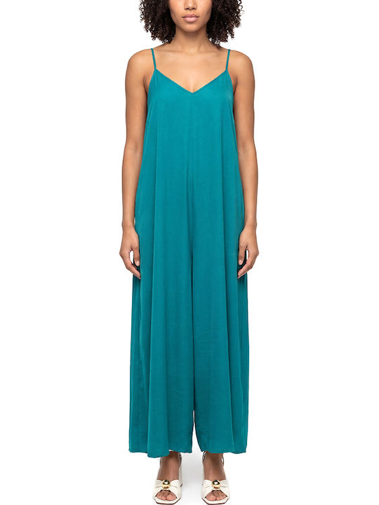Women's Sleeveless Jumpsuit Olive